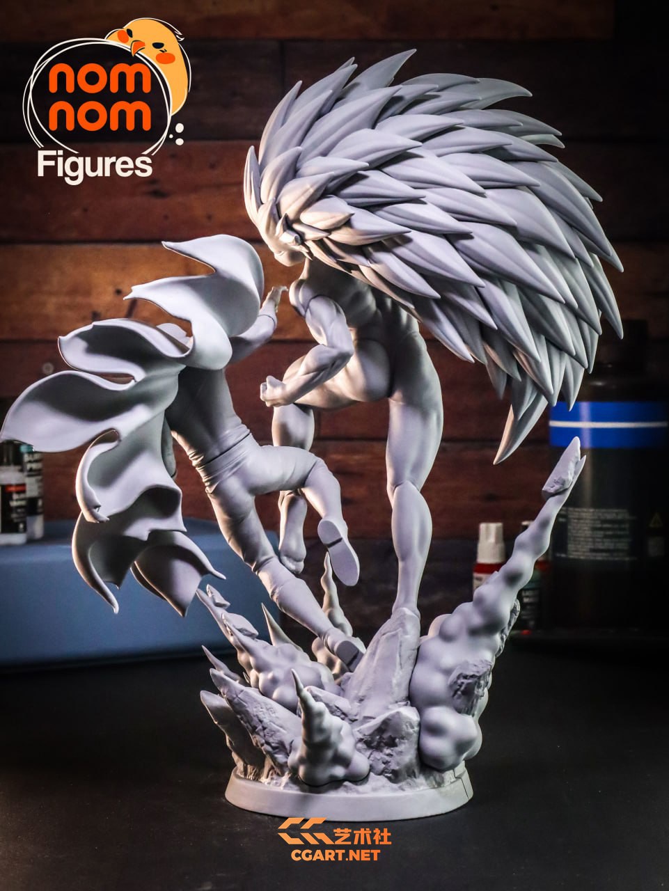 图片[2]-3D打印模型 一拳超人 Saitama vs Boros - One Punch Man - NomNom Figures