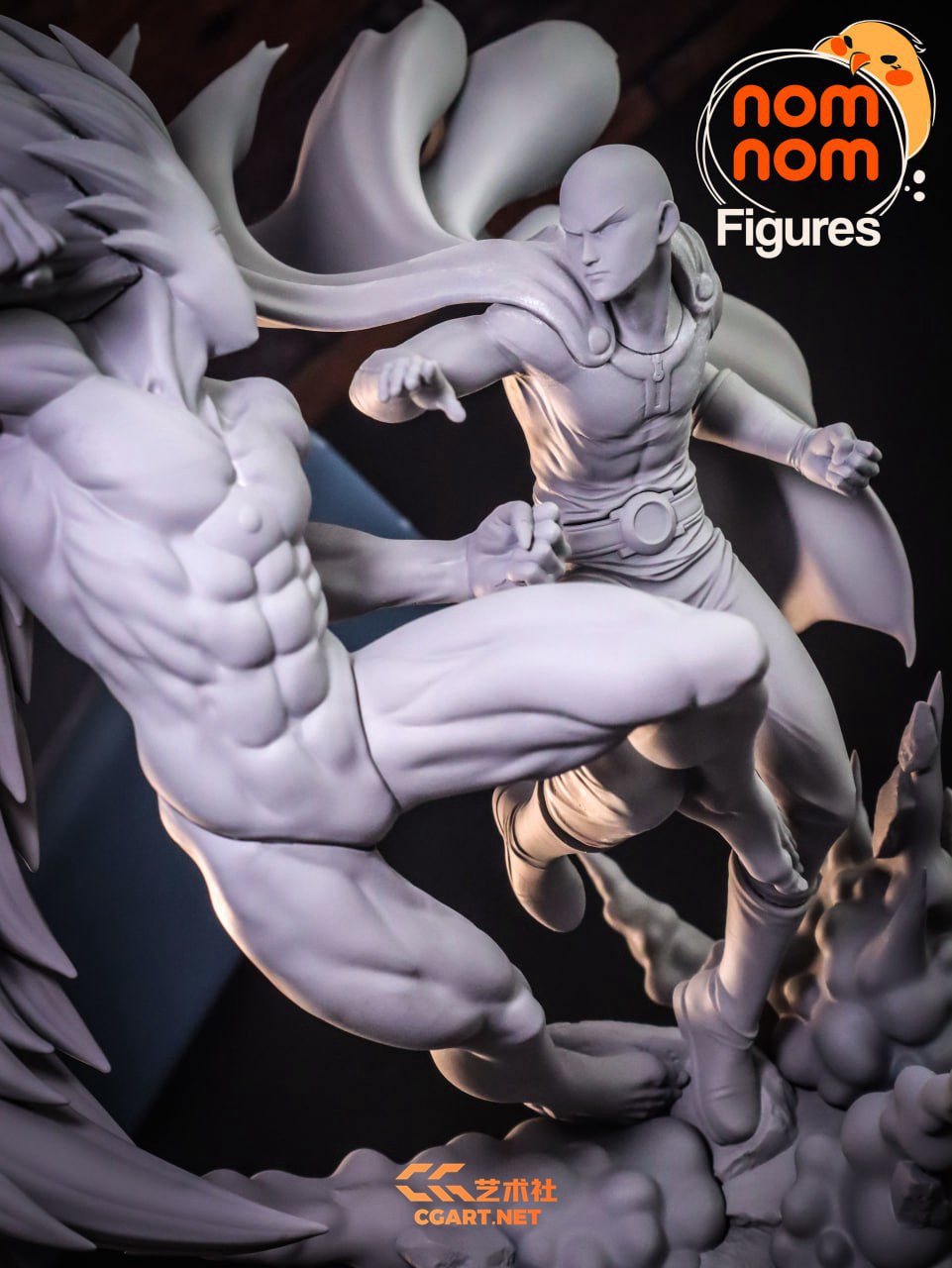 图片[8]-3D打印模型 一拳超人 Saitama vs Boros - One Punch Man - NomNom Figures