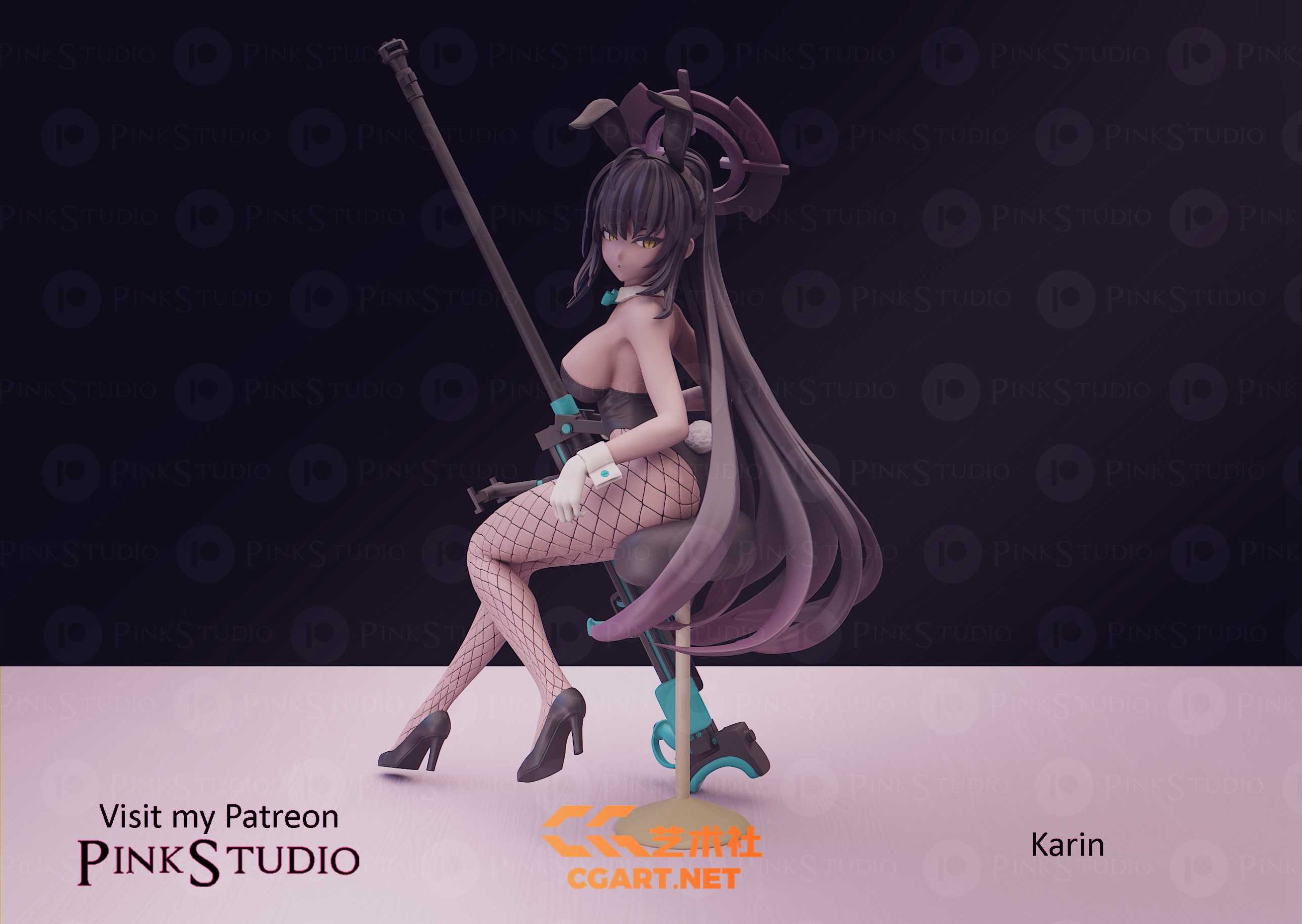 图片[2]-3D打印模型 女仆手办 Pink Studio – Karin