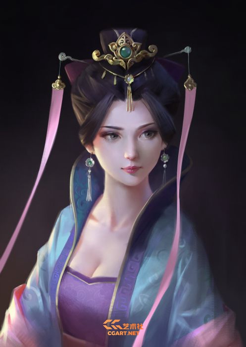 图片[2]-[游戏CG] ArtStation-国人插画师Wangxiao精致游戏角色插画作品71p