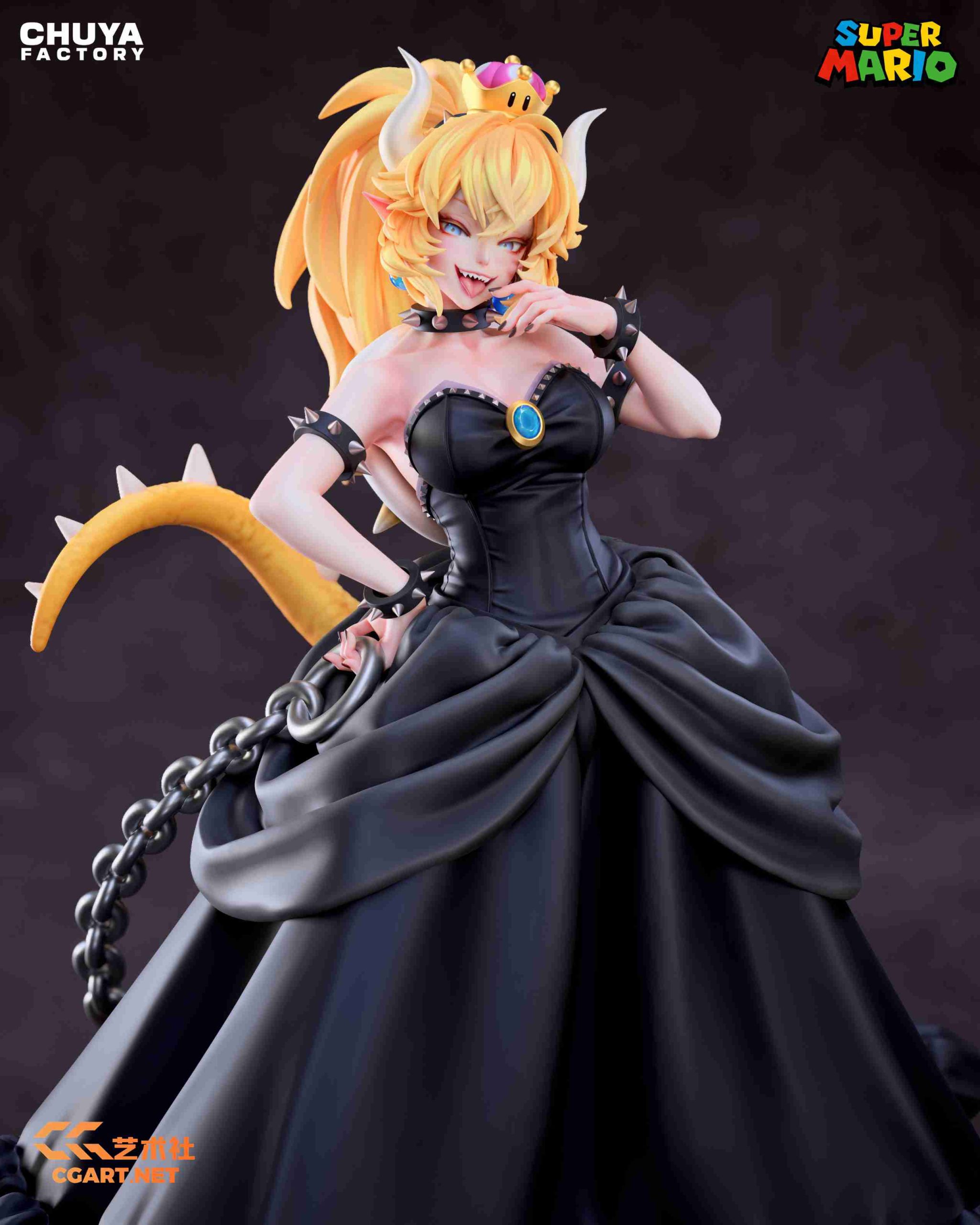 图片[7]-3D打印模型 手办 库巴公主 Bowsette 超级马里奥