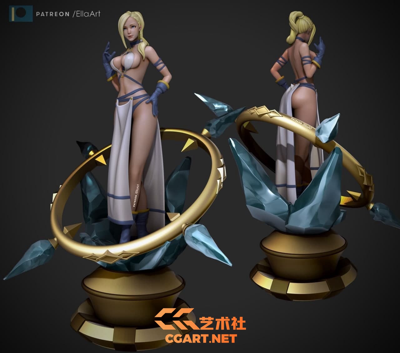 图片[3]-EllaArt - Minfilia Warde from FFXIV (3 versions) (2) 3d打印