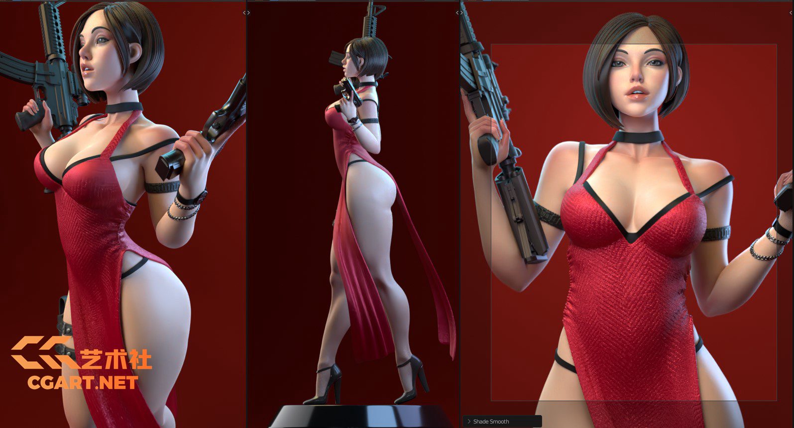 图片[7]-3D打印手办模型 Ada Wong ESMonster