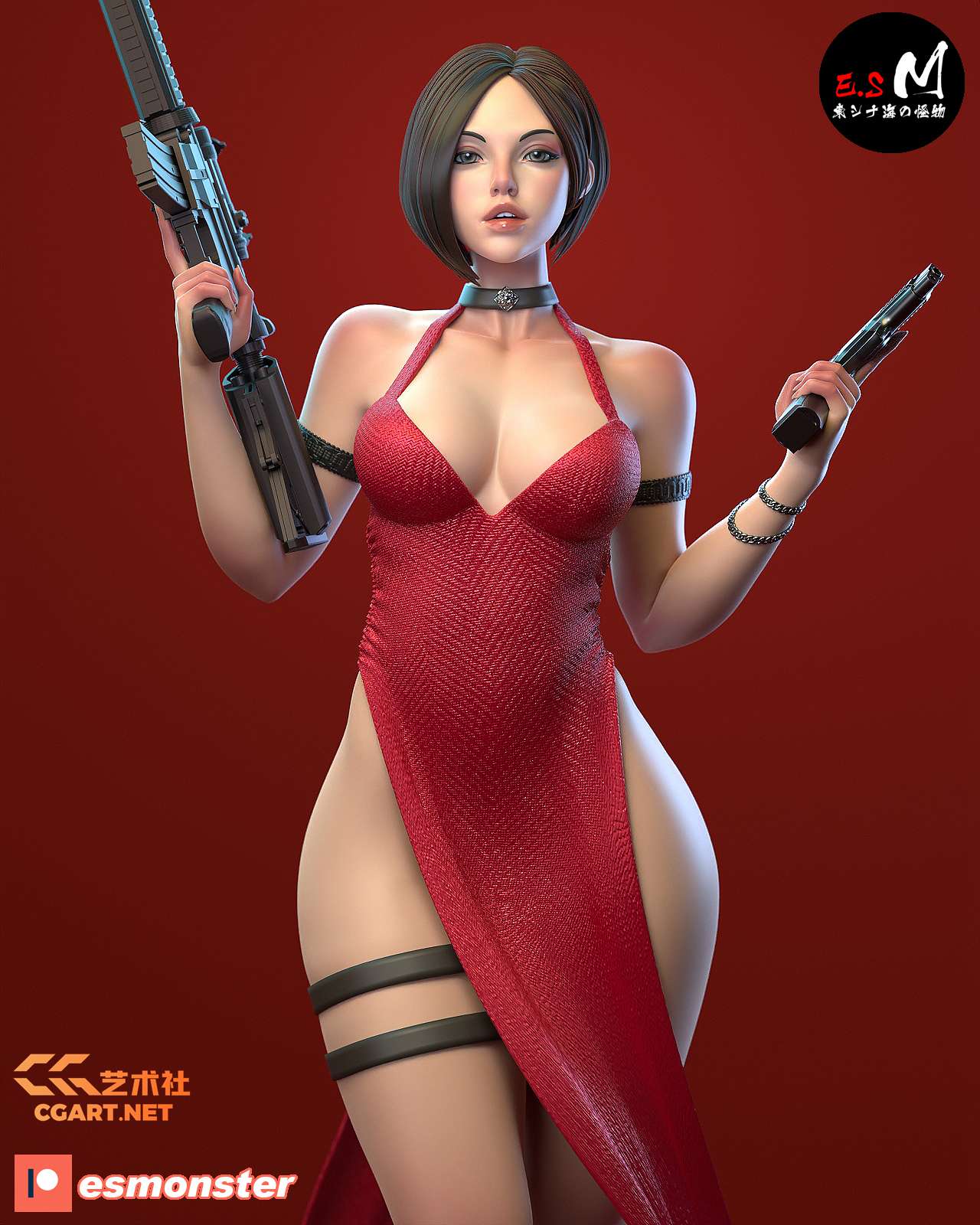 图片[8]-3D打印手办模型 Ada Wong ESMonster