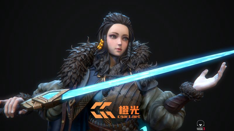 [CG设计] LingMing Li国人画师3D高清人气角色CG设计