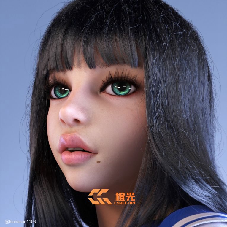 图片[8]-[CG设计] CG艺术家TsubasaNakai超逼真的3D人物原画