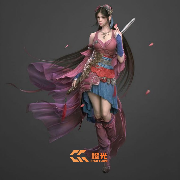 图片[11]-[3d设计] 魔幻武侠风3D 角色 游戏 人物 绘画1172P