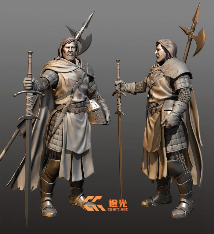 图片[3]-[3D设计] ZBrush人物雕刻布料和衣服上的褶皱多角度高清参考图5580P