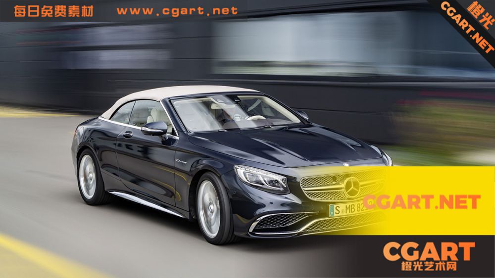 梅赛德斯-AMG S65敞篷版 汽车模型下载 cgart_橙光艺术网-橙光艺术网