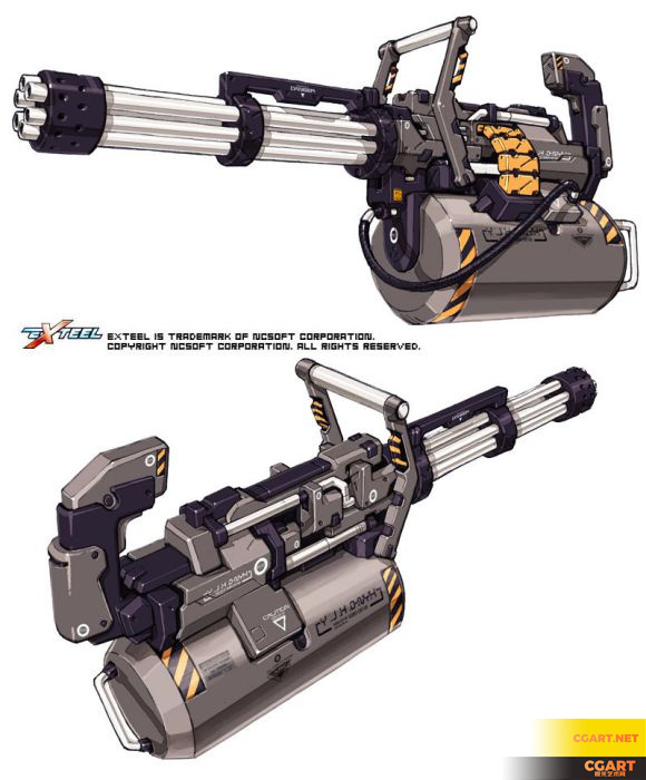 图片[10]-[3d设计] 2005P 枪械枪炮激光热武器3D作品参考_CGART-橙光艺术网