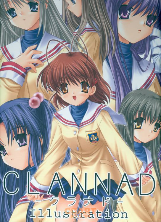 [游戏设定] 两本《CLANNAD》全年龄galgame设定集_CG原画素材-橙光艺术网