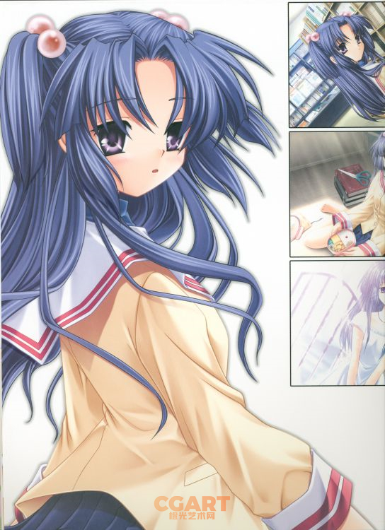 图片[6]-[游戏设定] 两本《CLANNAD》全年龄galgame设定集_CG原画素材-橙光艺术网