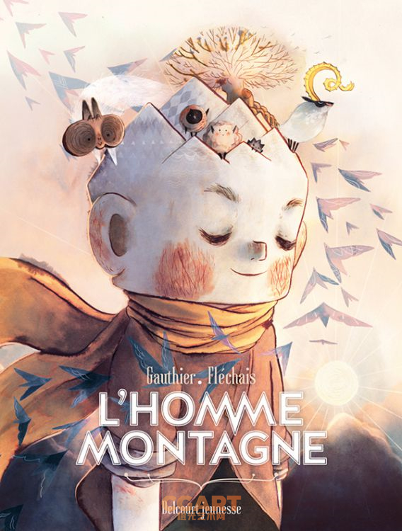 图片[2]-[日韩画风] 《L”Homme Montagne》纯真可爱的故事绘本_CG原画素材-橙光艺术网