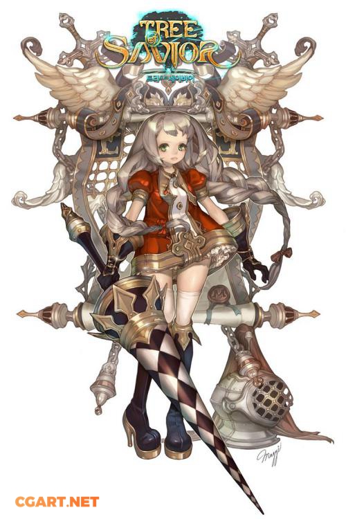 图片[11]-[日韩画风] 韩国网游《救世之树》(Tree Of Savior)插画设计集下载81P_CG原画资源-橙光艺术网