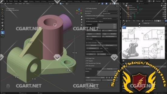 Blender机械建模教程-橙光艺术网