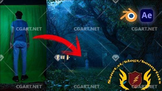 Blender绿屏上合成现实的3D环境-橙光艺术网