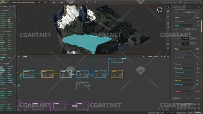 Gaea+UE自然高山地形制作基础教程-橙光艺术网