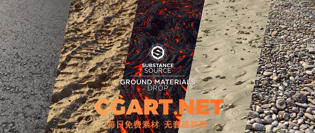 贴图材质_阿莱格罗西姆 —— 材质源 —— 地面材质_CGART-橙光艺术网